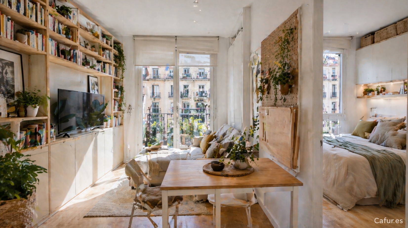 viure en un pis petit